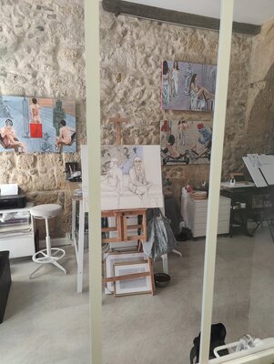 Caroline Guth nello studio: L'atelier