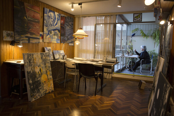 Rosario De Mattos dans le studio: Un lugar para crear, enseñar, experimentar y disfrutar...
