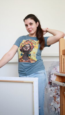 Anastasiya Valiulina im Studio