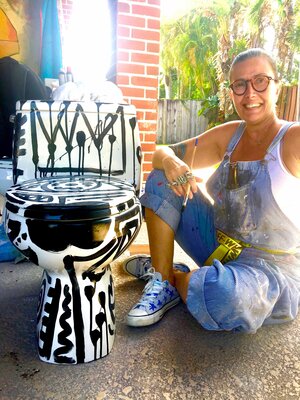 Virginia Valère in de studio: Customization d'une piece chez un collectionneur