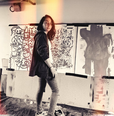 Fatin Rahmouni en el estudio: my work tools