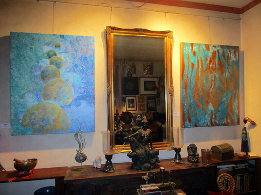 Jörg "Yogi" Schäfer in de studio: Soulfood - August September 2022 - Kunststationen Hanau Großauheim - Galerie Neunauge
