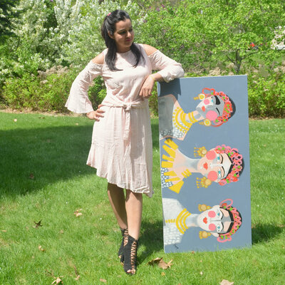 POOVI ART in the Studio