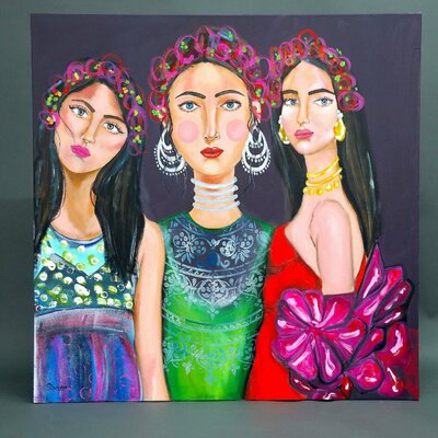 POOVI ART in the Studio