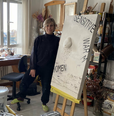 Mila Ruiz in the Studio