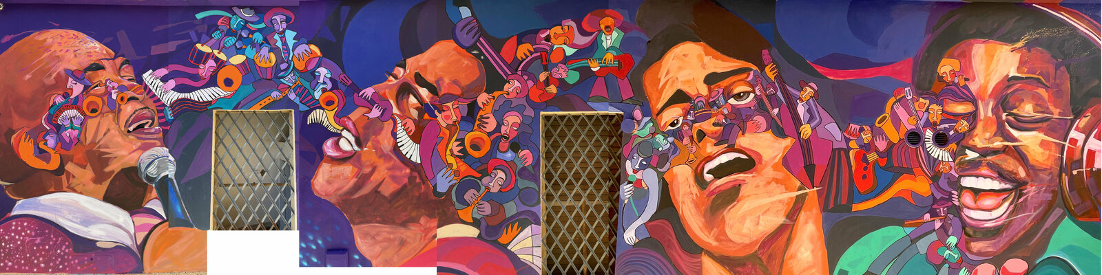 Antonio Cotecchia im Studio: Murale Porretta Terme Bologna Italia