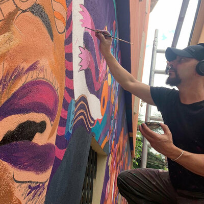 Antonio Cotecchia im Studio