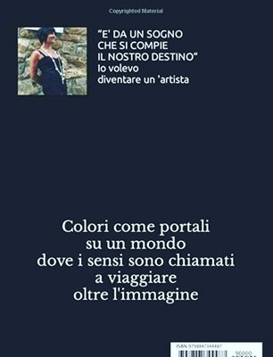 Carla Pistola nello studio: un mio book in vendita su amazon il titolo e' OLTRE L'IMMAGINE-astrattismo  by Carla Pistola
