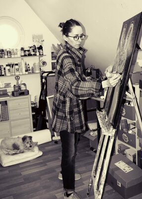Delphine Dessein in the Studio: Work in Studio ...