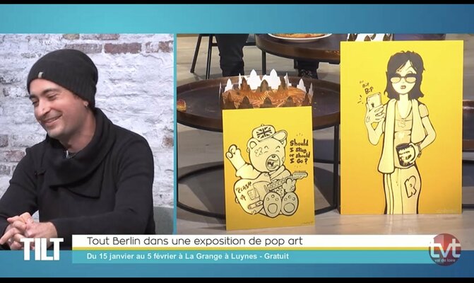 Ewen Gur im Studio: Live on french TV