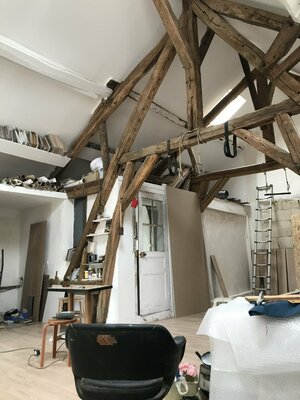 Alain Gestin im Studio: vue d'atelier