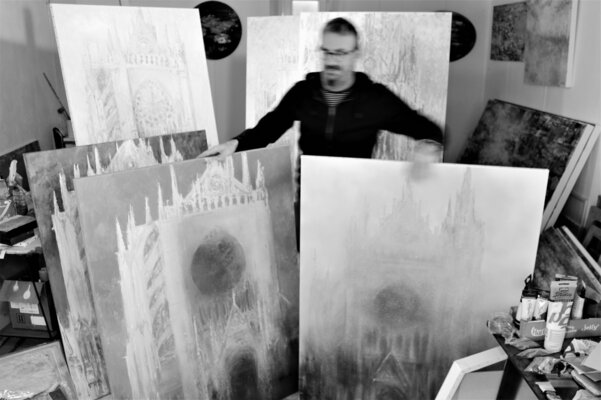 Wayne Sleeth in de studio
