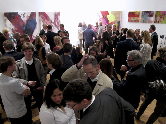 Peter Vahlefeld in the Studio: Vernissage