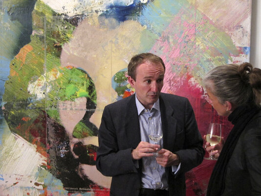 Peter Vahlefeld in the Studio: Vernissage