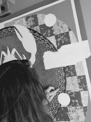 Suzanne Domenech nello studio
