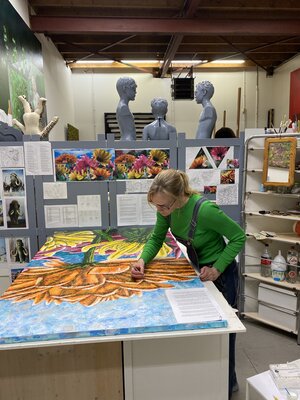 Elise Eekhout im Studio
