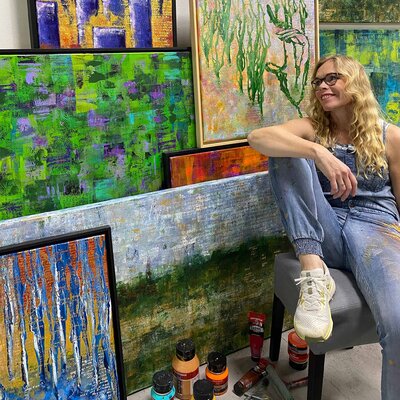 Elise Eekhout im Studio