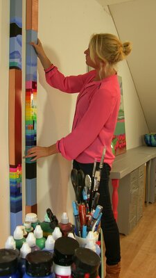 Sophia Heeres nello studio