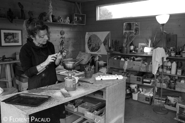 Manoyan Nathalie Olivier in de studio: La vie dans mon atelier