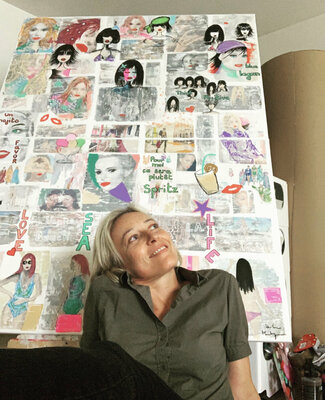 Caroline Montigneaux nello studio: Juillet 2020