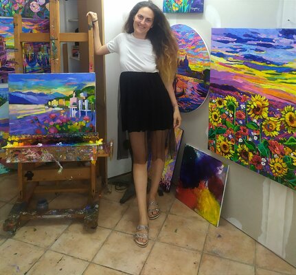 Vanya Georgieva im Studio