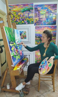 Vanya Georgieva im Studio