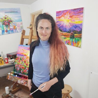 Vanya Georgieva im Studio
