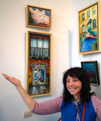 Galia Chuntova in the Studio: The exhibition is open.