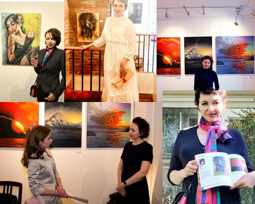 Julia (Iuliia) Tokar im Studio: exhibitions, interwiew, presse