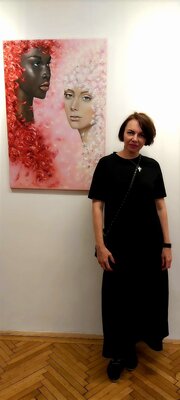 Julia (Iuliia) Tokar im Studio: Ausstellung in Wien