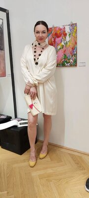 Julia (Iuliia) Tokar im Studio: Ausstellung Vienna 2024