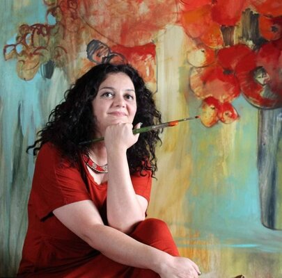 Anna Soghomonyan im Studio