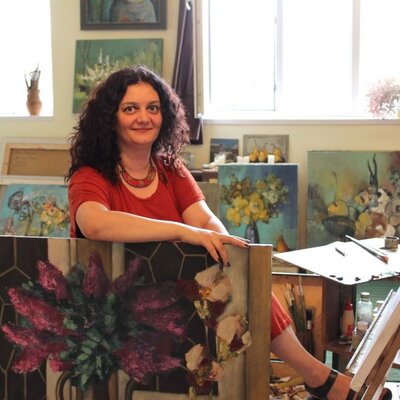 Anna Soghomonyan im Studio