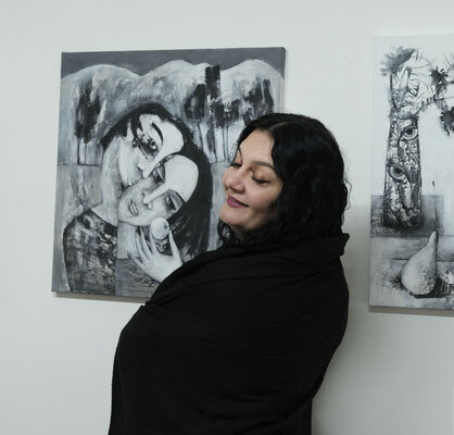 Anna Soghomonyan im Studio