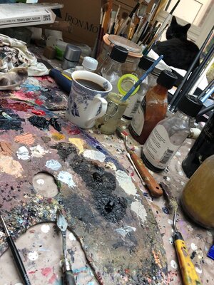 Martin Allen im Studio