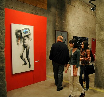 Katarina Nedeljkovic in de studio