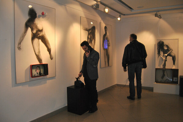 Katarina Nedeljkovic in de studio