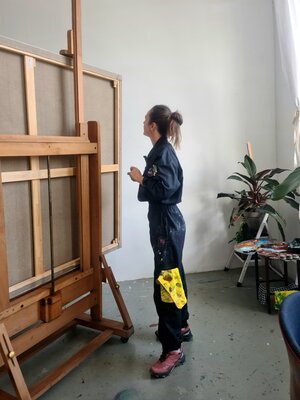 Lena Applebaum en el estudio