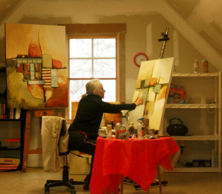 Lynn Mayes en el estudio