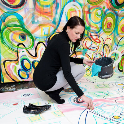 Elke Jungbluth in the Studio