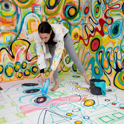 Elke Jungbluth in the Studio
