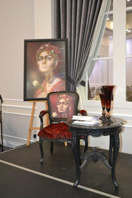 Randa Hijazi en el estudio