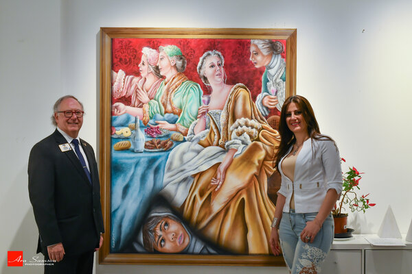 Randa Hijazi en el estudio