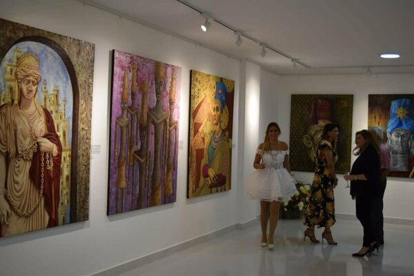 Randa Hijazi en el estudio