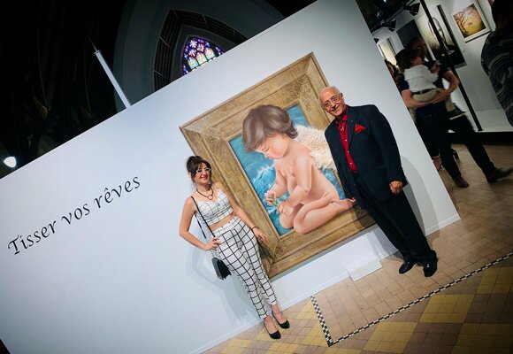 Randa Hijazi en el estudio