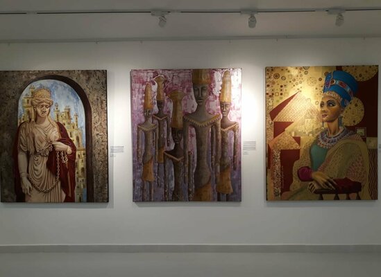 Randa Hijazi en el estudio