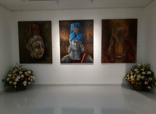 Randa Hijazi en el estudio