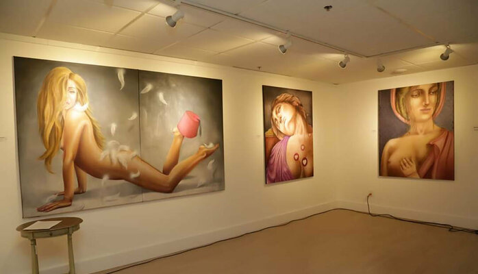 Randa Hijazi en el estudio