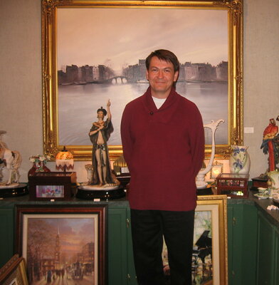 Vitali Mikhailov en el estudio
