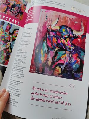 Aliaksandra Tsesarskaya im Studio: 365art - art magazine in Tokio, Japan